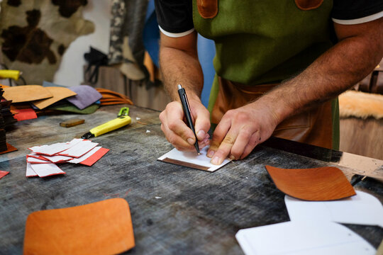 Focused Craftsmanship in a Textile Workshop

