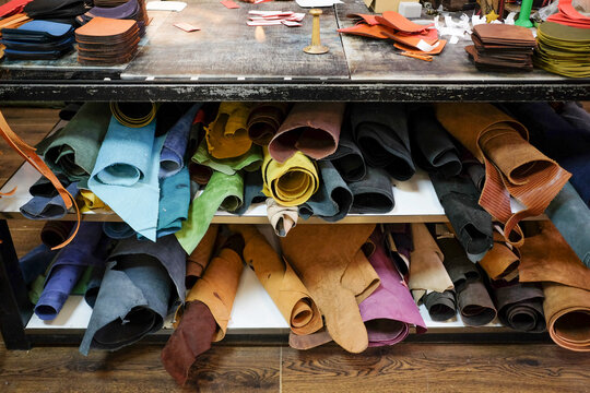 Focused Craftsmanship in a Textile Workshop

