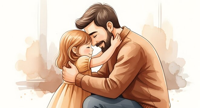 , ideal for parenting magazines, nursery decor, and love-filled greeting designs.