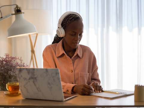 Freelancer working at home