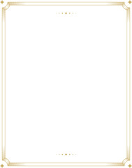 Vertical 4:5 gold frame for social media posts