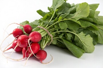 bunch of radishes