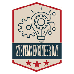 Systems Engineer Day sticker