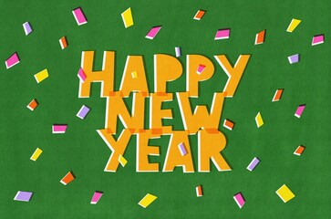 Happy New Year confetti