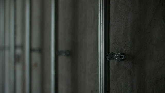 Metal frame for drywall installation