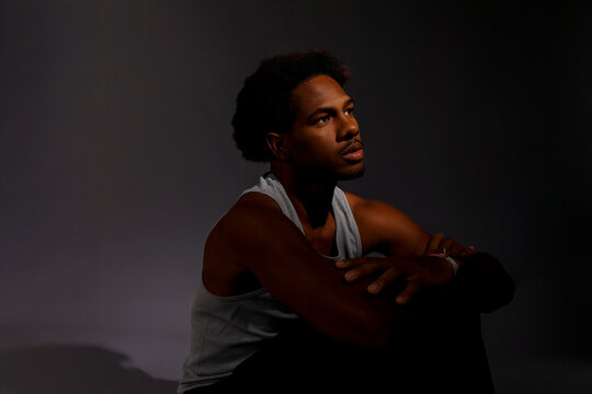 Young Man in Tank Top portrait