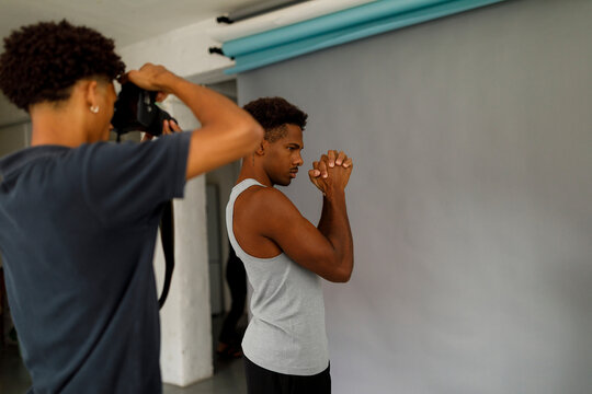 Photographer Captures Model Posing Thoughtfully 