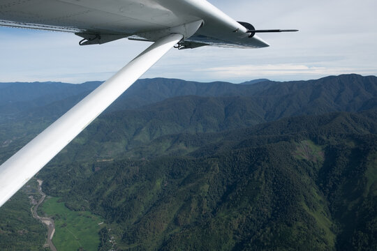 Aerial View of Mountains in Gayo Lues, Indonesia