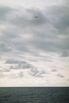 Airplane Over the Ocean
