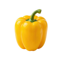 Fresh yellow bell pepper, vibrant and healthy, perfect for salads and cooking