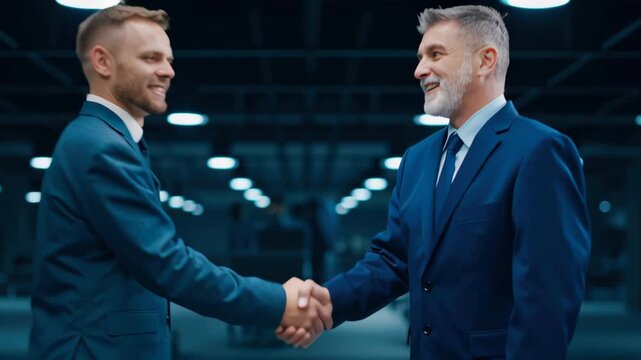 Handshake agreement partnership deal contract cooperation trust success negotiation teamwork unite people business confident office meeting seals clear contract, strong goals, purpose driven