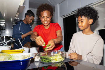 Cooking together