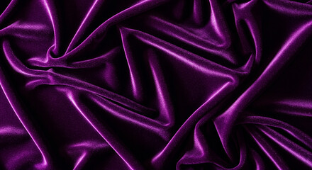 purple pleated fabric texture