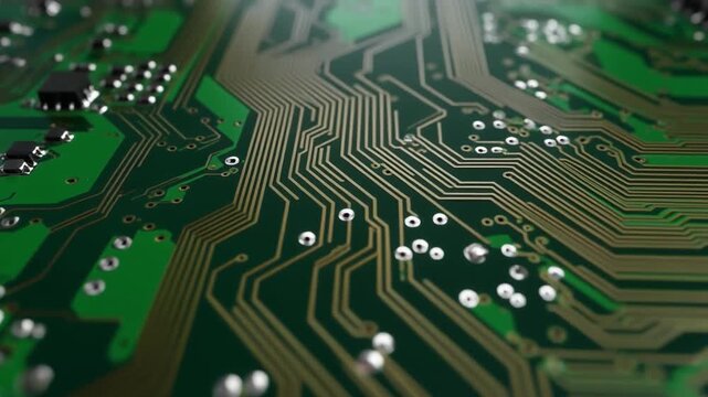 精密基板の微細パターンが滑らかに連なるテクスチャ表現