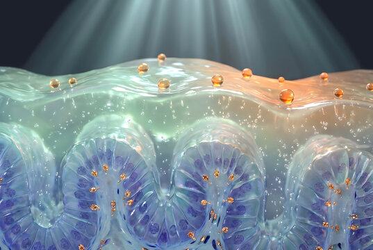 Gastric Mucosal Barrier &ndash; MUC5AC Mucus Layer Repelling HCl Droplets with Bicarbonate Protection