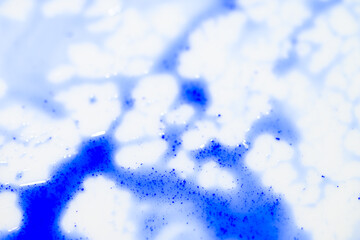 Abstract Background of Copper Peptides Skin Care Product on White Background