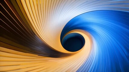 abstract vortex of clean curved lines forming swirl shape, modern digital art style, high resolution commercial look, hypnotic trance induction - Powered by Adobe