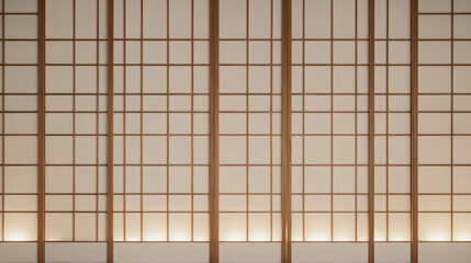 Shoji Screen Seamless Japanese Wooden Lattice Background