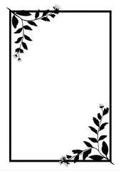 Fototapeta premium minimalistic modern frame, generation AI 