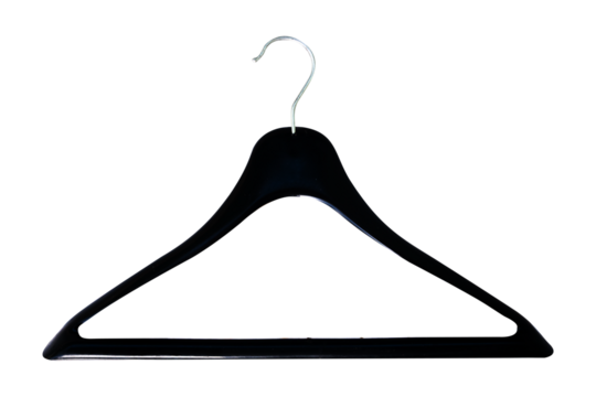 hanger for clothes isolated on white