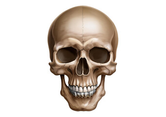 Fototapeta premium Skull isolated on transparent or white background