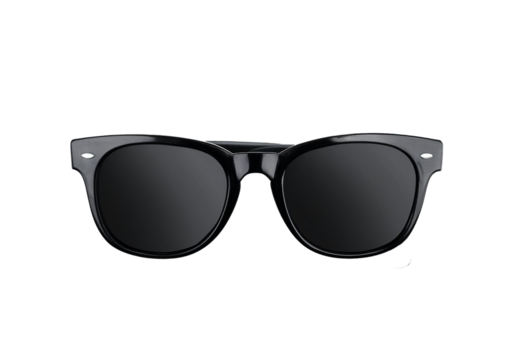 sunglasses black isolated on transparent or white background
