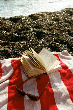 Book on the beach