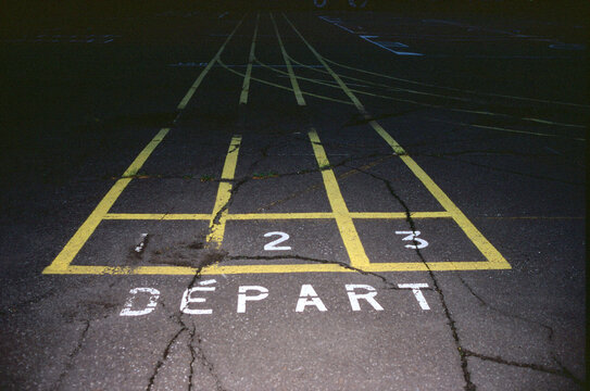 Start of a race track