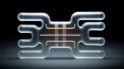 Neon sign illuminated against black background creating a striking contrast showcasing modern advertising techniques