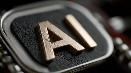 A watch displaying the letter a symbolizing time management and structured roadmapping in financial investment strategies