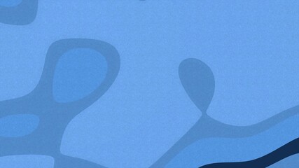 Blue gradient background features fluid organic shapes with soft lighting creating a serene and modern aesthetic. The motion of the animation evokes a sense of depth and tranquility.
