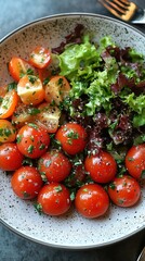 tomato salad in a bowl