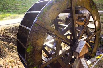 Water wheel in Nagano, Japan