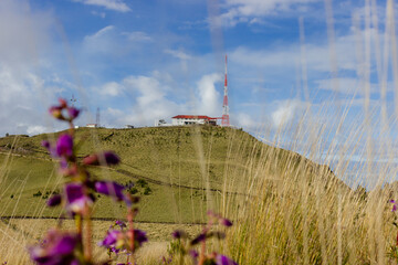 Iztaccihuatl volcano transmitting station 