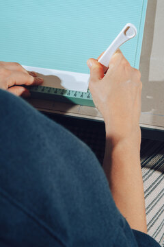 Folding paper.