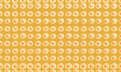 かわいい沢山の目玉焼き背景