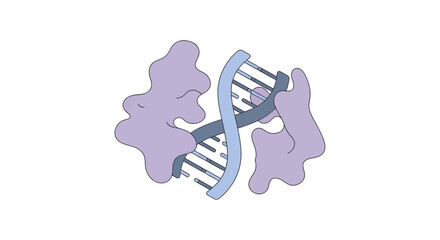 Explore the intricate world of DNA replication with this captivating visual representation, sparking curiosity and inviting deeper understanding of life's code