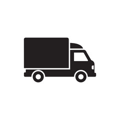 Delivery truck icon illustrating fast and reliable shipping and logistics service