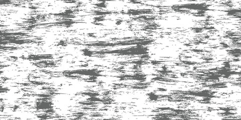 Obraz premium Grungy vector texture overlay background with distressed gray horizontal brush strokes and scratch marks