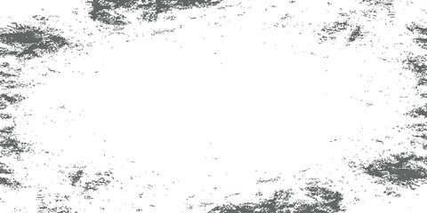 Obraz premium Vector Grunge Distressed Border Texture Overlay Dark Gray and White Rough Urban Background Graphic Resource