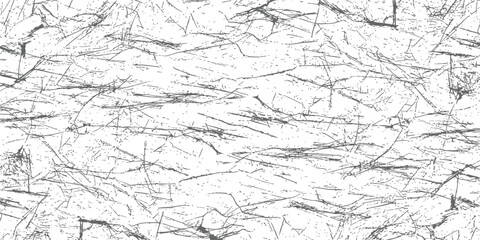 Obraz premium Seamless Scratched Grunge Texture Vector Background Overlay Black and White Distressed Design Element