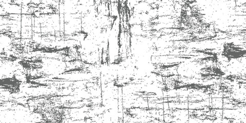 Grungy Distressed Vector Texture Overlay Seamless Abstract Rough Surface Background with Scratches and Worn Paint Effect in Monochrome Gray and White