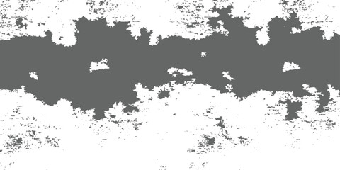 Abstract vector grunge texture overlay background with horizontal distressed grey paint effect
