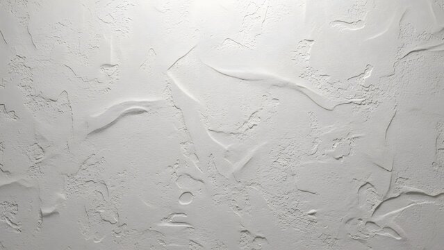 Elegant white textured wall with subtle reliefs adds depth and sophistication to interior design projects and creative backgrounds