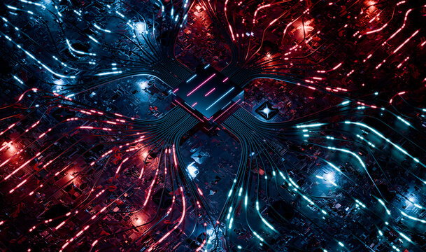 Connecting network concept