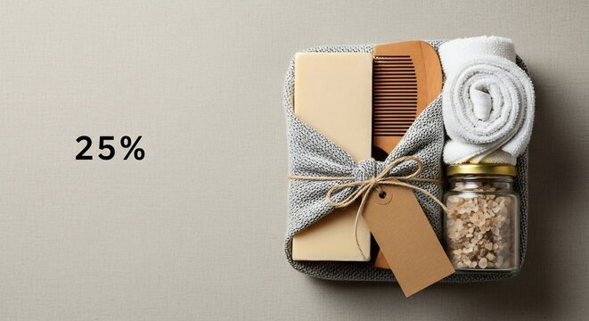 Eco-Friendly Gift Set with 25 Discount Promotion.
