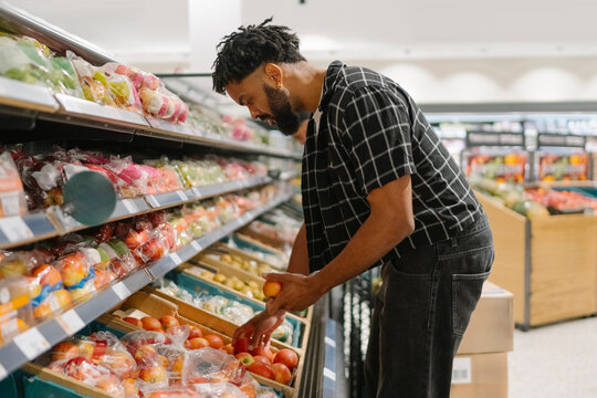 Exploring Fresh Produce in the Vegetable Isle of the Groceries shop 