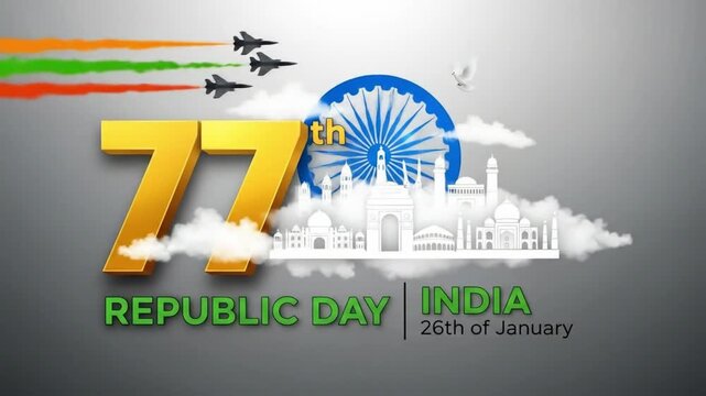 happy republic day India. Ashoka chakra with Indian map. abstract vector illustration design