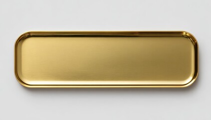 Vibrant photo of a brushed gold rectangular tray