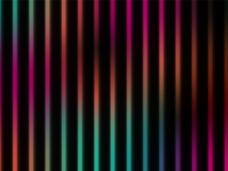 Dark Multicolor Vertical Glow Lines